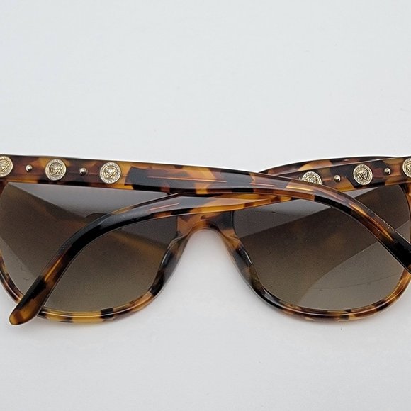 Versace Mod. 4281-A 5119/13 Honey Tortoise Frame Brown Lens Sunglasses Italy main image 4